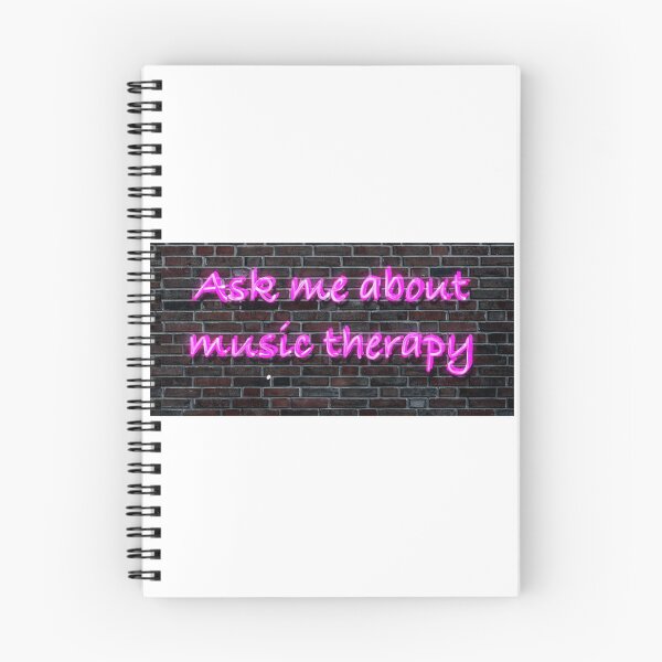 Item preview, Ask me about music therapy (neon sign) designed and sold by MegMcCreations.