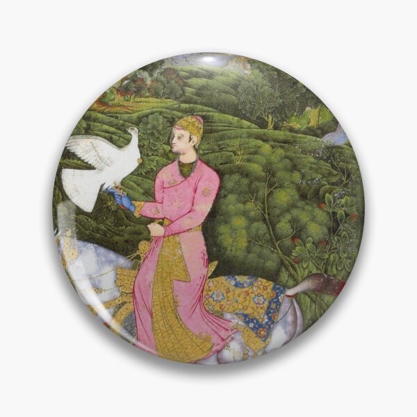Item preview, Farrukh Beg - Sultan Ibrahim Adil Shah Ii Khan Hunting With A Hawk designed and sold by artcenter.