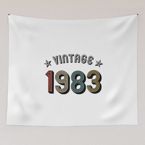 Item preview, 1983 vintage retro vintage year of birth birthday designed and sold by GeogDesigns.