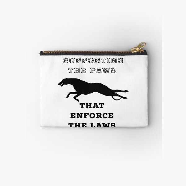 Item preview, Funny supporting paws that enforce the laws gift B&W T-SHIRT designed and sold by Artysneak.