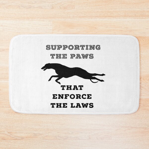 Item preview, Funny supporting paws that enforce the laws gift B&W T-SHIRT designed and sold by Artysneak.