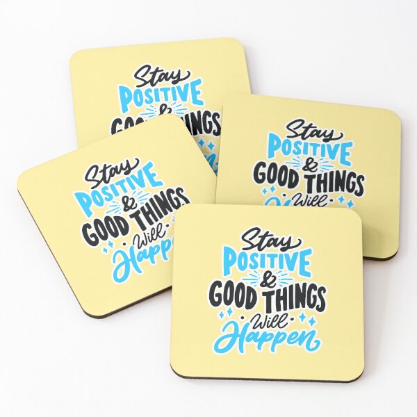 Item preview, Stay Positive And Good Things Will Happen Inspirational designed and sold by WildHoneyDesign.