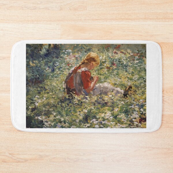 Item preview, Evert Pieters - A Young Girl In A Flower Garden designed and sold by artcenter.