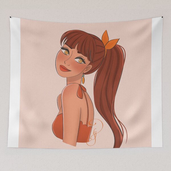 Item preview, Ponytail girl designed and sold by Sofi Gutierrez.