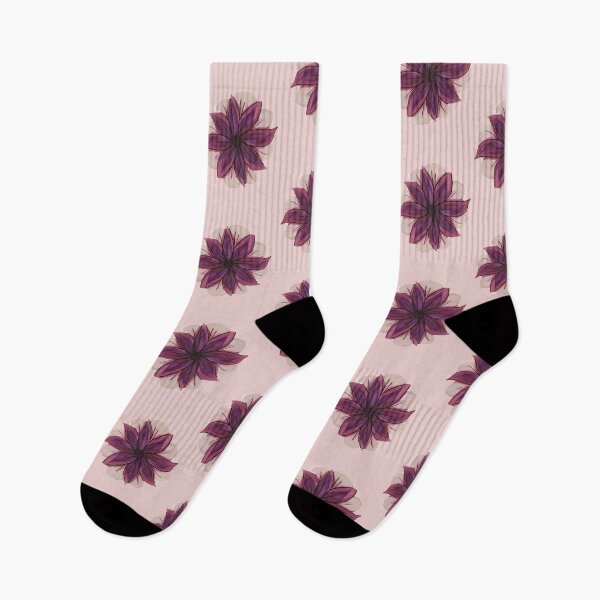 Item preview, Purple Flower Pattern | Watercolor Artwork designed and sold by Musiccityartfix.
