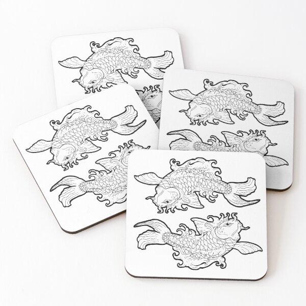 Item preview,  carp ink art designed and sold by ilustra-ink.