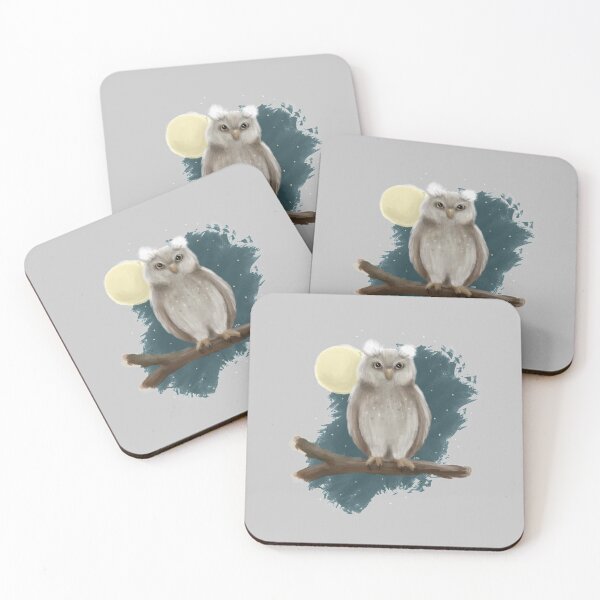 Item preview, ‘Moon Watcher’ - Owl designed and sold by franelih.
