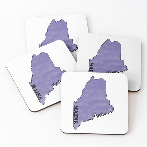 Item preview, Maine Watercolor Blue Bold  designed and sold by artbylukas.
