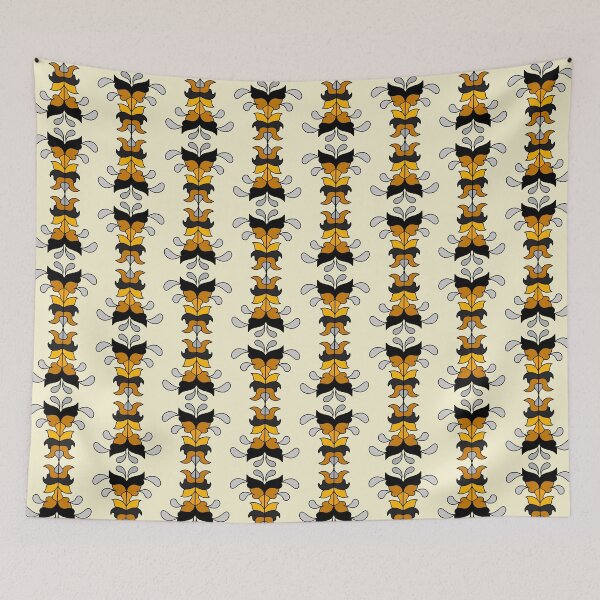 Item preview, Monarch Butterfly Ethnic - Vanilla Cream designed and sold by BumbleChynxBee.