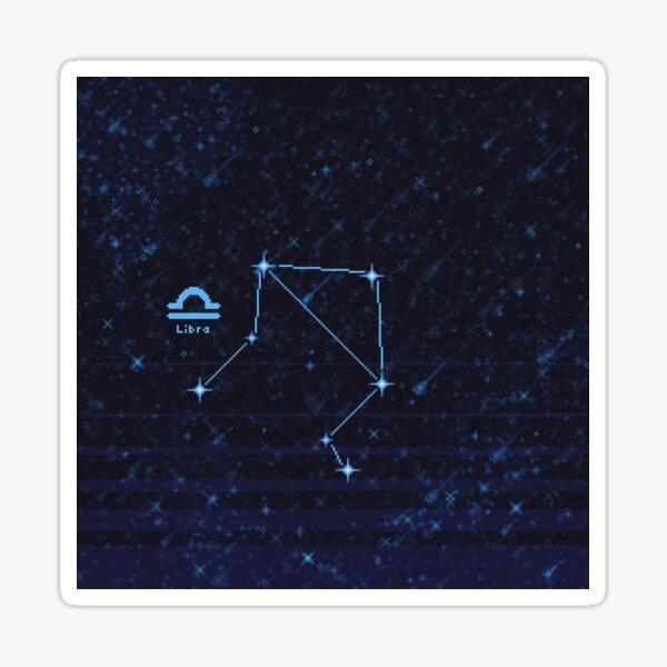 Zodiac Constellation Libra Sticker