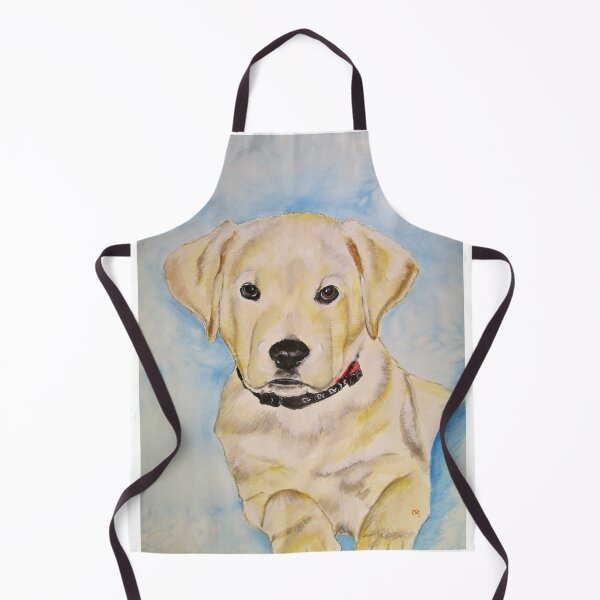 Kuzy - Yellow Labrador Retriever Puppy Apron