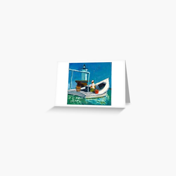 Item preview, Solomon's Lump Lighthouse & Crabber in the Chesapeake Bay in 1886 designed and sold by Phyllis Dixon.