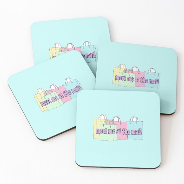 Item preview, meet me at the mall shopping bags  designed and sold by tehecaity.