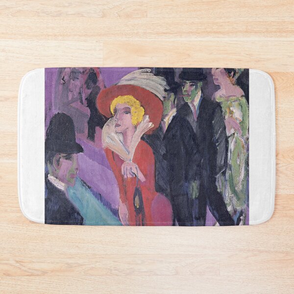 Item preview, Ernst Ludwig Kirchner - Street With Red Streetwalker designed and sold by artcenter.