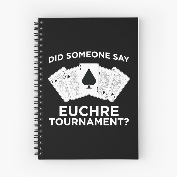 Item preview, Funny Euchre Card Game Tournament print designed and sold by jakehughes2015.