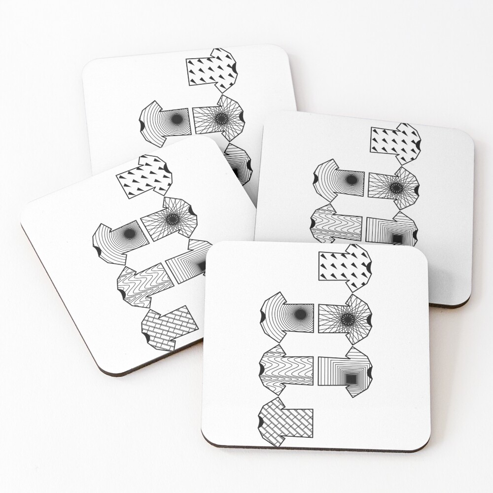 Item preview, Coasters (Set of 4) designed and sold by BoastyDesigns.