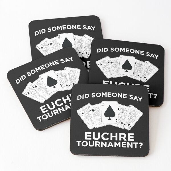 Item preview, Funny Euchre Card Game Tournament print designed and sold by jakehughes2015.