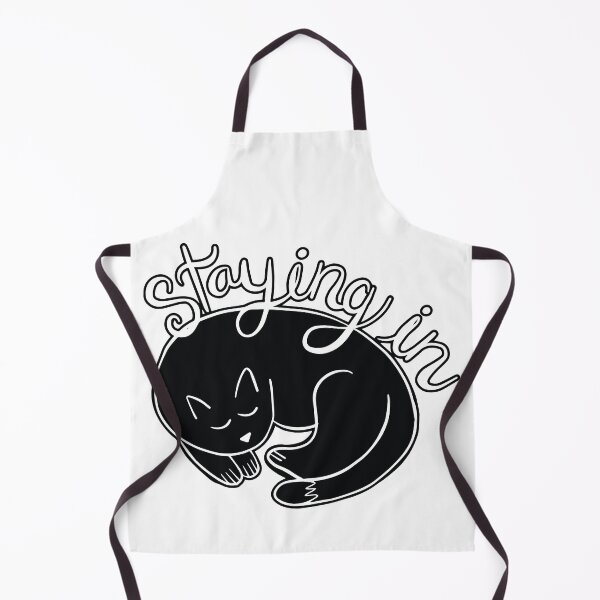 Item preview, Staying in - Black and White Cat designed and sold by TamGustam.