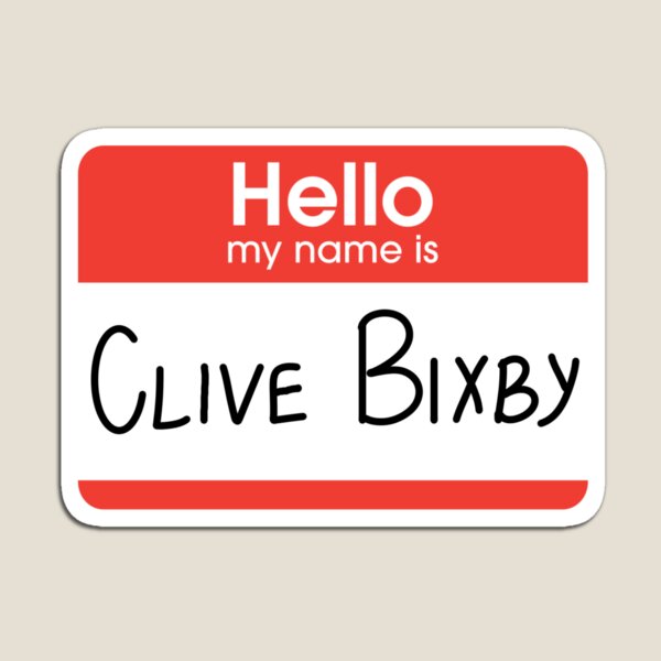Item preview, Clive Bixby Nametag designed and sold by iamjakeberman.