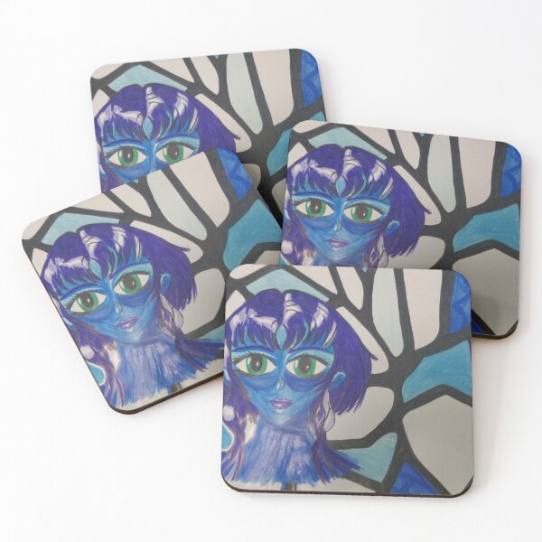 Item preview, Manga girl stained glass designed and sold by Merche-Falomir.