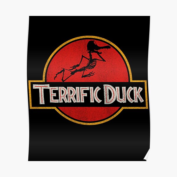 Terrific Duck - Parodie drôle de logo de film Poster