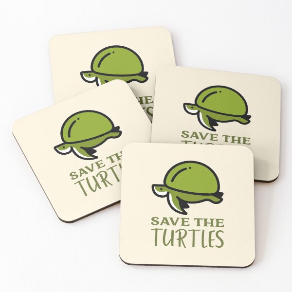 Item preview, Save the Turtles Cute Turtle designed and sold by Telle Garcia.