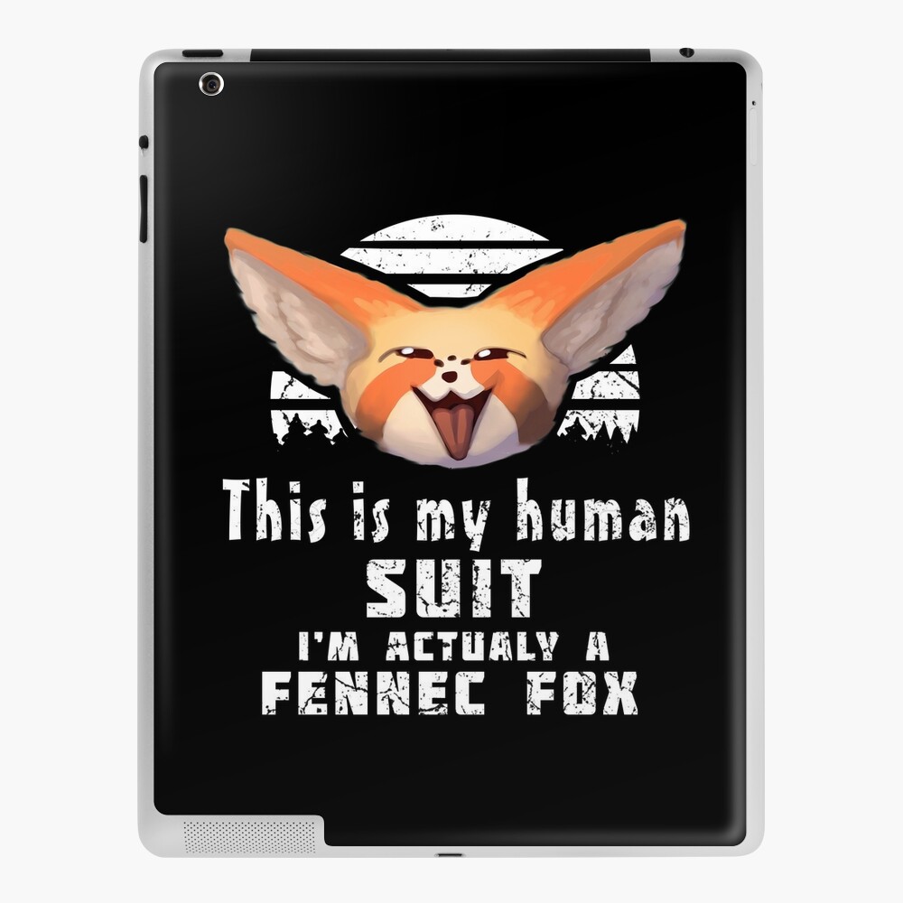 Coque Et Skin Adhesive Ipad Cadeau Drole De Fourrure De Bebe Fennec Fox Par Vhusky Redbubble