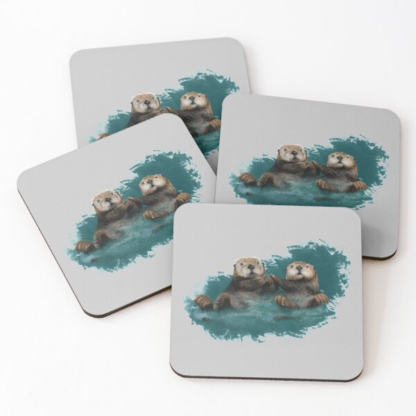 Item preview, ‘Otterly in Love’ - Otters designed and sold by franelih.