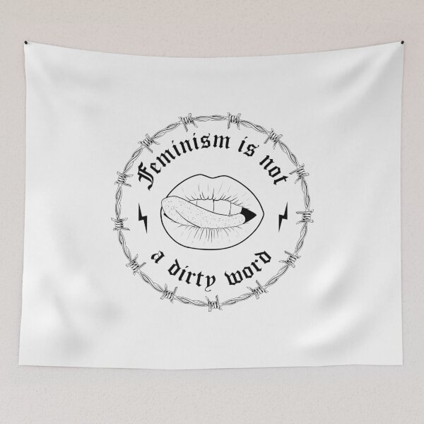 Item preview, Feminism is Not A Dirty Word designed and sold by BadTypeCo.