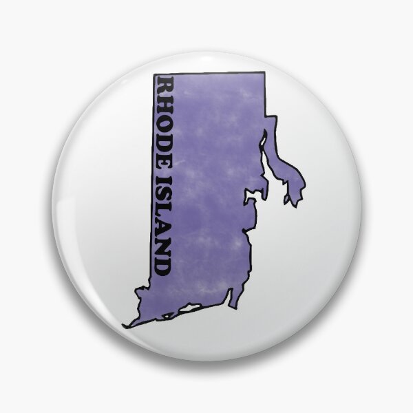 Item preview, Rhode Island Watercolor Blue Bold designed and sold by artbylukas.