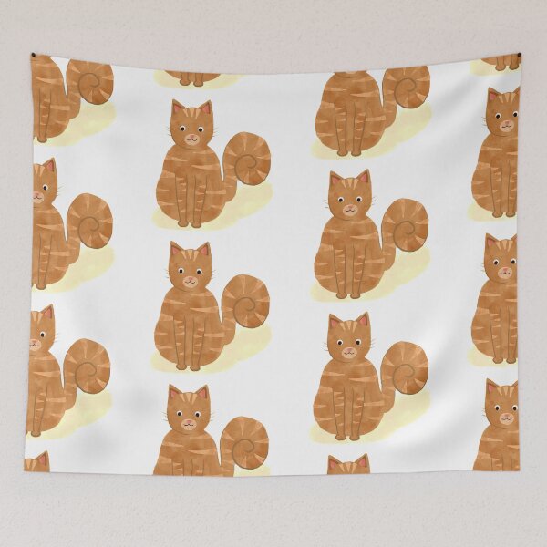 Item preview, Cute Ginger Orange Cat  designed and sold by ravenmandyshop.