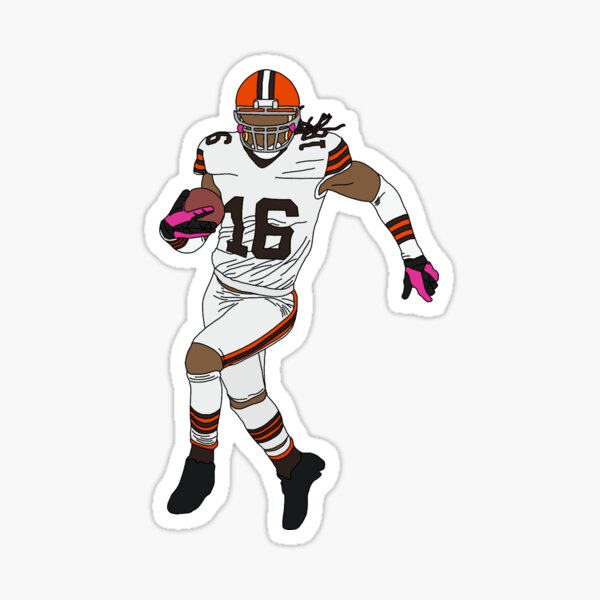 myles garrett abs Sticker for Sale by katelyngonos