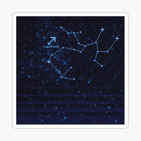 Zodiac Constellation Sagittarius Sticker