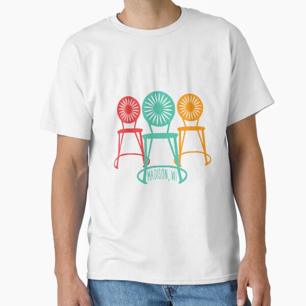 Vista previa del artículo con la obra «Sillas de terraza: rojo, azul / verde, naranja», diseñado y vendido por notabledesigns.