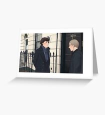 The Address is 221B Baker Street Greeting Card