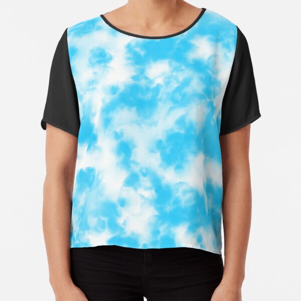 clouds tie dye shirt