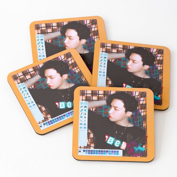 Item preview, J-hope vaporwave orange designed and sold by seesawsmin.