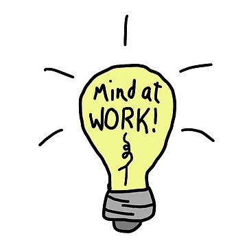 Artwork thumbnail, Mind at Work sticker by httpsgm