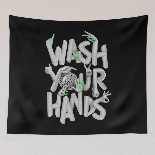 Item preview, Wash Your Hands designed and sold by Alex Mercer.