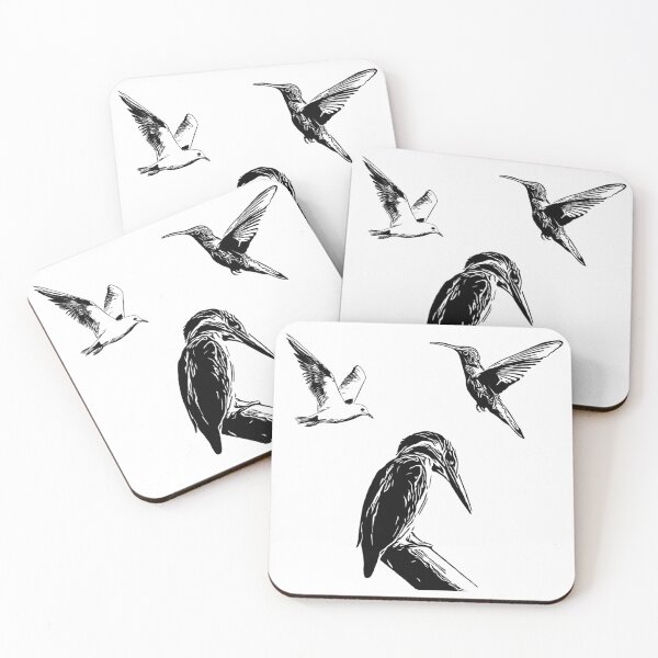 Item preview, Birds, Seagull And Hummingbird Design  designed and sold by H3ITH7M.