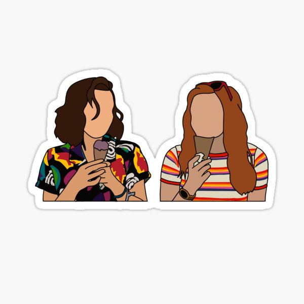 Item preview, Eleven and max el and max stranger things  designed and sold by danielleragoux.