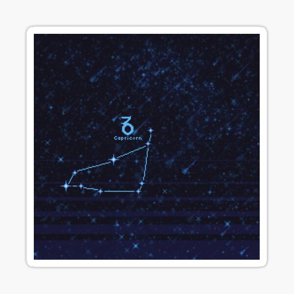 Zodiac Constellation Capricorn Sticker