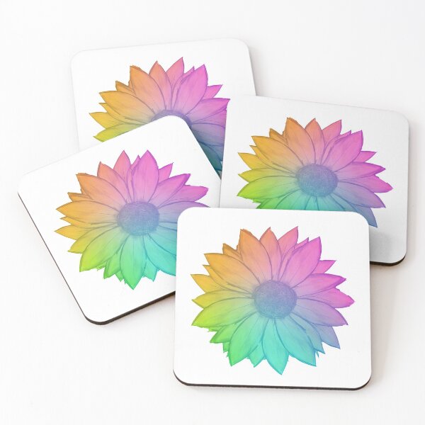 Item preview, Rainbow Sunflower | Watercolor Artwork designed and sold by Musiccityartfix.