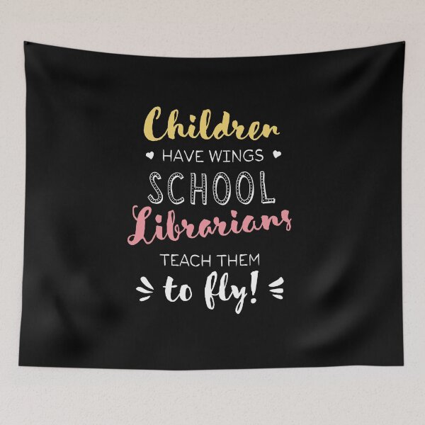 Item preview, School Librarian Gifts - Beautiful Wings Quote designed and sold by betternotes.