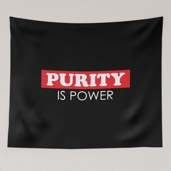 Item preview, Purity Is Power Celibacy Virginity Is Cool print designed and sold by jakehughes2015.