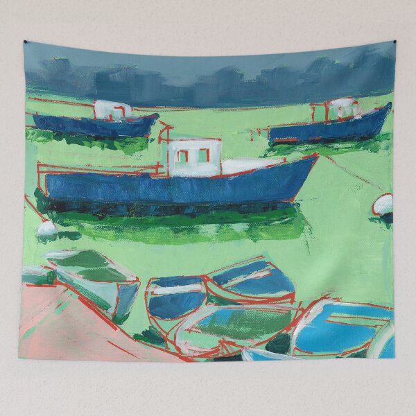 Item preview, Lobster Boats and Dinghys designed and sold by AMOpainting.
