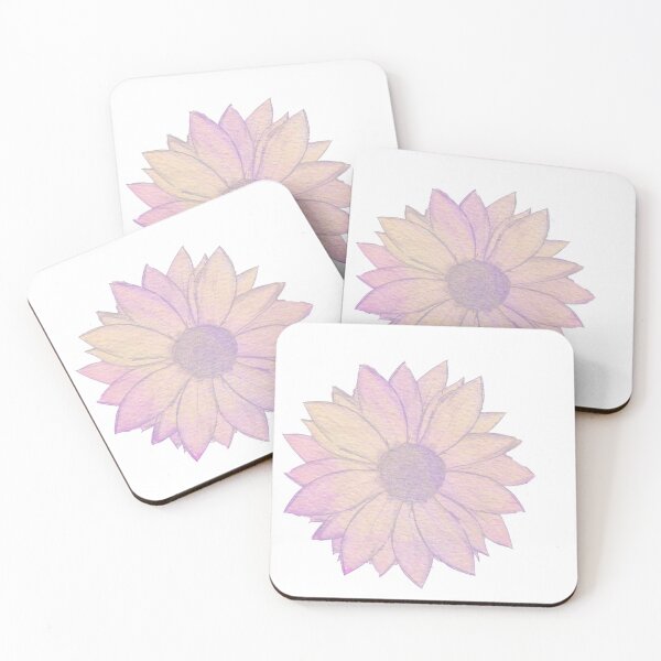 Item preview, Faded Colorful Sunflower | Watercolor Artwork designed and sold by Musiccityartfix.