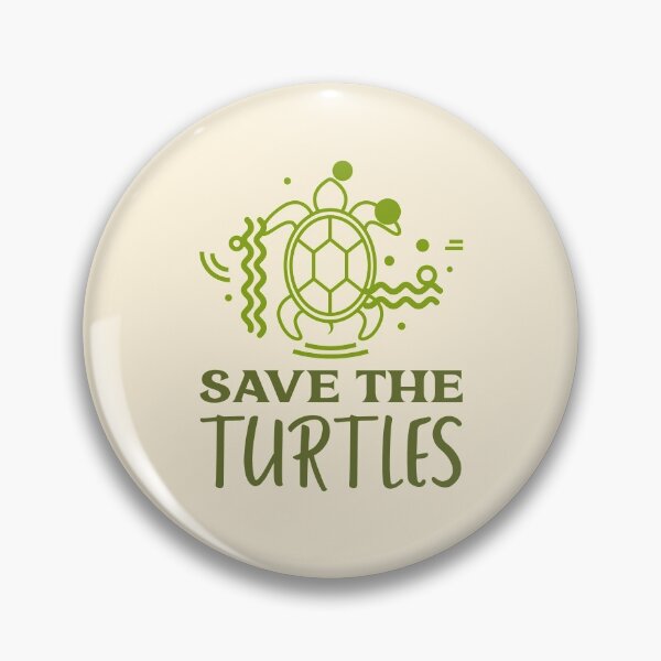 Item preview, Save the Turtles Funky Turtle designed and sold by Telle Garcia.