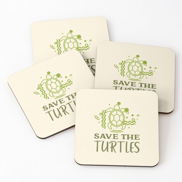 Item preview, Save the Turtles Funky Turtle designed and sold by Telle Garcia.