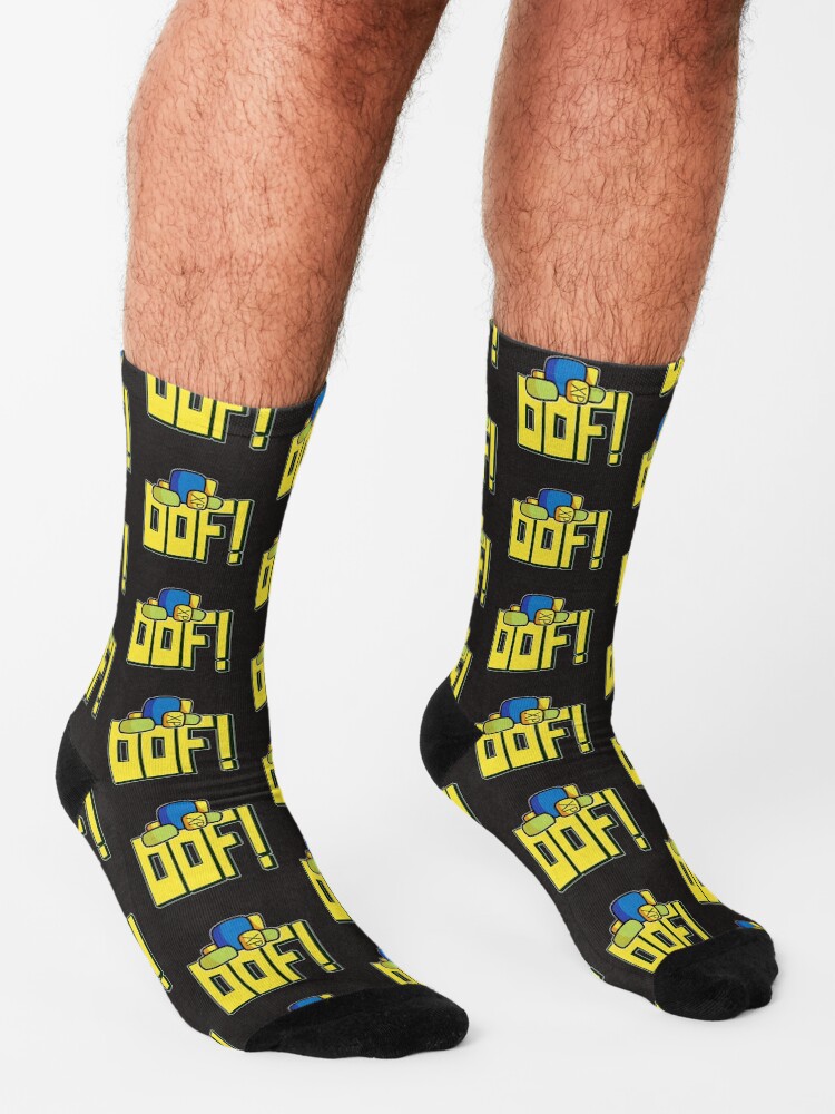 "Roblox Oof Meme Funny Saying Gamer Gift Gaming Noob For Kids " Socks